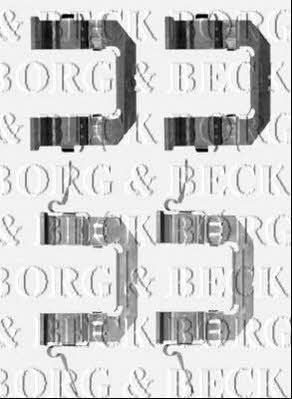 Borg & beck BBK1244 Комплект монтажний гальмівних колодок BBK1244: Купити в Україні - Добра ціна на EXIST.UA!