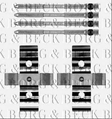 Borg & beck BBK1527 Комплект монтажний гальмівних колодок BBK1527: Купити в Україні - Добра ціна на EXIST.UA!