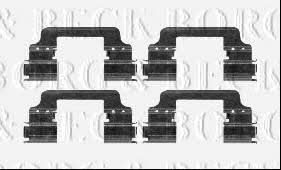 Borg & beck BBK1573 Комплект монтажний гальмівних колодок BBK1573: Купити в Україні - Добра ціна на EXIST.UA!