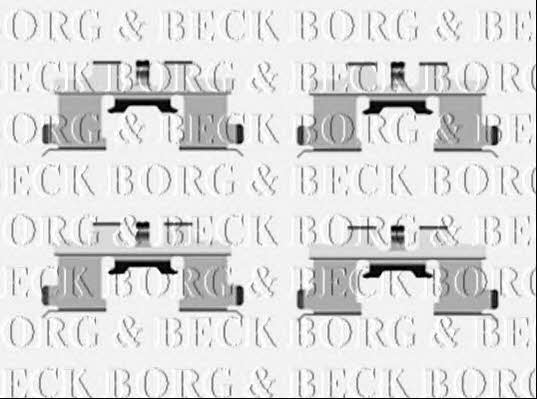 Borg & beck BBK1372 Комплект монтажний гальмівних колодок BBK1372: Купити в Україні - Добра ціна на EXIST.UA!