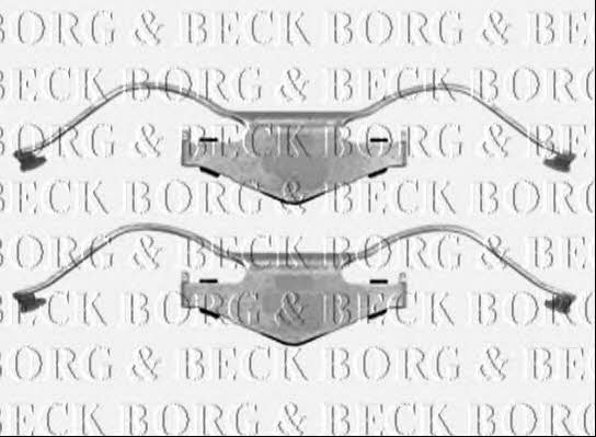 Borg & beck BBK1402 Комплект монтажний гальмівних колодок BBK1402: Купити в Україні - Добра ціна на EXIST.UA!
