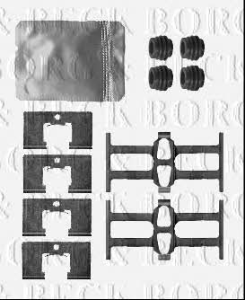 Borg & beck BBK1473 Комплект монтажний гальмівних колодок BBK1473: Купити в Україні - Добра ціна на EXIST.UA!
