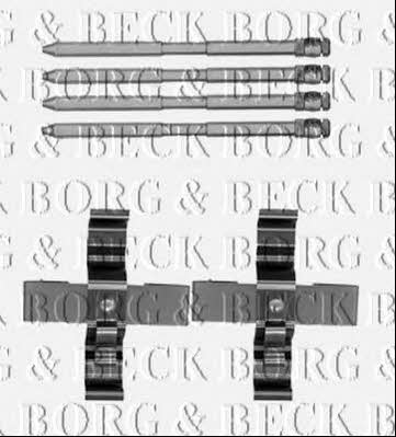 Borg & beck BBK1501 Комплект монтажний гальмівних колодок BBK1501: Купити в Україні - Добра ціна на EXIST.UA!
