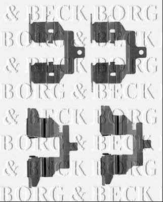 Borg & beck BBK1542 Комплект монтажний гальмівних колодок BBK1542: Купити в Україні - Добра ціна на EXIST.UA!