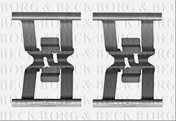 Borg & beck BBK1602 Комплект монтажний гальмівних колодок BBK1602: Купити в Україні - Добра ціна на EXIST.UA!
