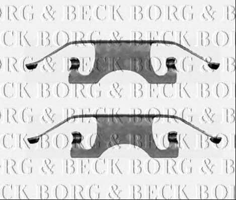 Borg & beck BBK1374 Комплект монтажний гальмівних колодок BBK1374: Приваблива ціна - Купити в Україні на EXIST.UA!