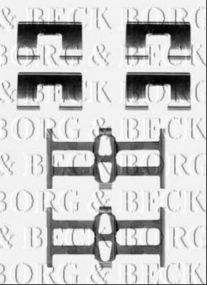 Borg & beck BBK1490 Комплект монтажний гальмівних колодок BBK1490: Приваблива ціна - Купити в Україні на EXIST.UA!