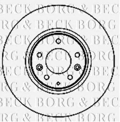 Borg & beck BBD5147 Диск гальмівний передній вентильований BBD5147: Приваблива ціна - Купити в Україні на EXIST.UA!
