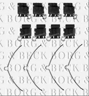 Borg & beck BBK1442 Комплект монтажний гальмівних колодок BBK1442: Купити в Україні - Добра ціна на EXIST.UA!