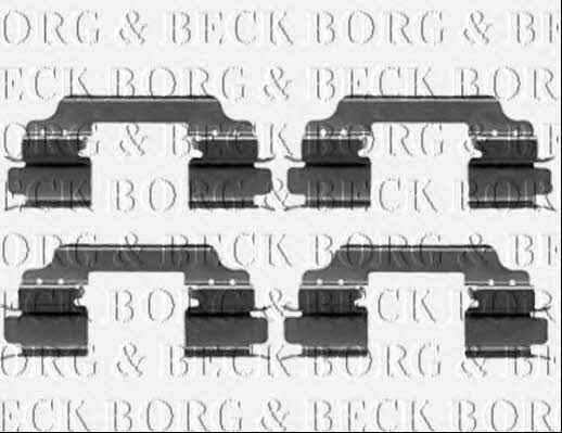 Borg & beck BBK1534 Комплект монтажний гальмівних колодок BBK1534: Приваблива ціна - Купити в Україні на EXIST.UA!