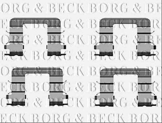 Borg & beck BBK1537 Комплект монтажний гальмівних колодок BBK1537: Купити в Україні - Добра ціна на EXIST.UA!
