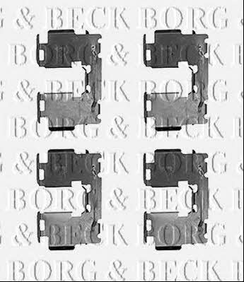 Borg & beck BBK1546 Комплект монтажний гальмівних колодок BBK1546: Купити в Україні - Добра ціна на EXIST.UA!