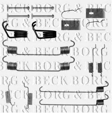 Borg & beck BBK6263 Комплект монтажний гальмівних колодок BBK6263: Приваблива ціна - Купити в Україні на EXIST.UA!