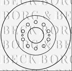 Borg & beck BBD5998S Диск гальмівний передній вентильований BBD5998S: Купити в Україні - Добра ціна на EXIST.UA!