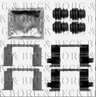 Borg & beck BBK1520 Комплект монтажний гальмівних колодок BBK1520: Приваблива ціна - Купити в Україні на EXIST.UA!