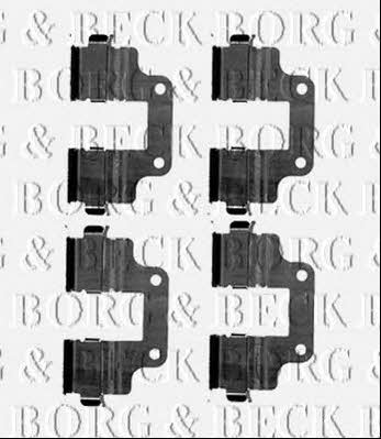 Borg & beck BBK1543 Комплект монтажний гальмівних колодок BBK1543: Приваблива ціна - Купити в Україні на EXIST.UA!