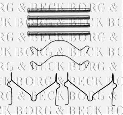 Borg & beck BBK1486 Комплект монтажний гальмівних колодок BBK1486: Купити в Україні - Добра ціна на EXIST.UA!