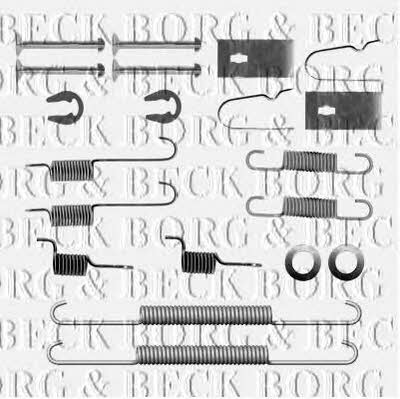 Borg & beck BBK6160 Комплект монтажний гальмівних колодок BBK6160: Купити в Україні - Добра ціна на EXIST.UA!