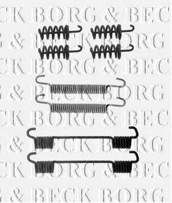 Borg & beck BBK6186 Комплект монтажний гальмівних колодок BBK6186: Купити в Україні - Добра ціна на EXIST.UA!