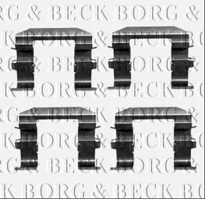 Borg & beck BBK1378 Комплект монтажний гальмівних колодок BBK1378: Приваблива ціна - Купити в Україні на EXIST.UA!