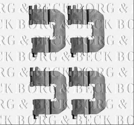 Borg & beck BBK1296 Комплект монтажний гальмівних колодок BBK1296: Купити в Україні - Добра ціна на EXIST.UA!