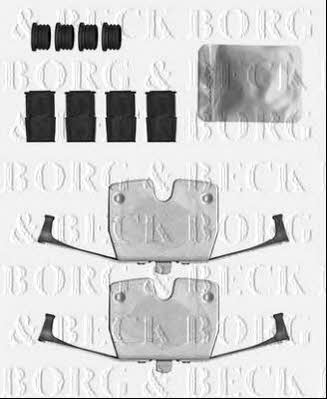 Borg & beck BBK1568 Комплект монтажний гальмівних колодок BBK1568: Купити в Україні - Добра ціна на EXIST.UA!