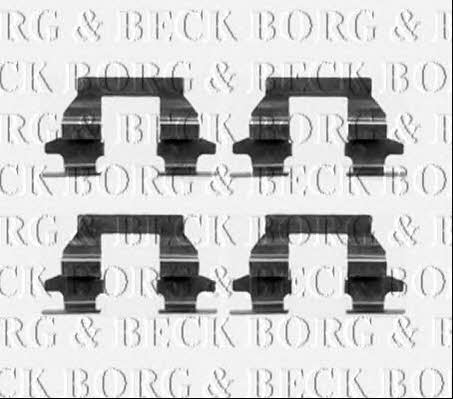 Borg & beck BBK1242 Комплект монтажний гальмівних колодок BBK1242: Купити в Україні - Добра ціна на EXIST.UA!