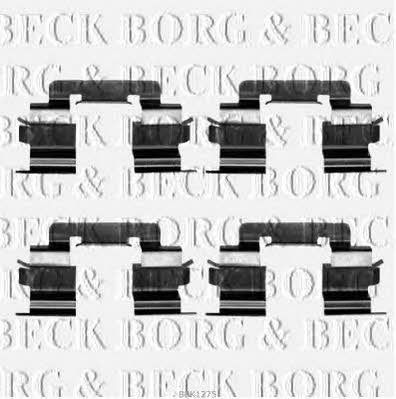 Borg & beck BBK1275 Комплект монтажний гальмівних колодок BBK1275: Купити в Україні - Добра ціна на EXIST.UA!