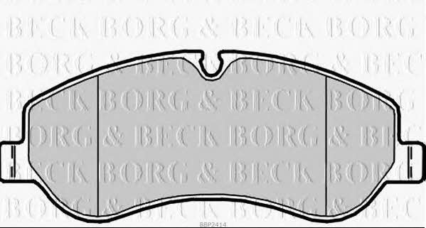 Borg & beck BBP2414 Гальмівні колодки, комплект BBP2414: Купити в Україні - Добра ціна на EXIST.UA!