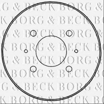 Borg & beck BBR7235 Барабан гальмівний задній BBR7235: Купити в Україні - Добра ціна на EXIST.UA!
