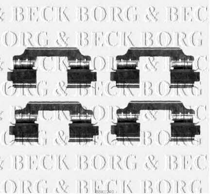 Borg & beck BBK1240 Комплект монтажний гальмівних колодок BBK1240: Купити в Україні - Добра ціна на EXIST.UA!