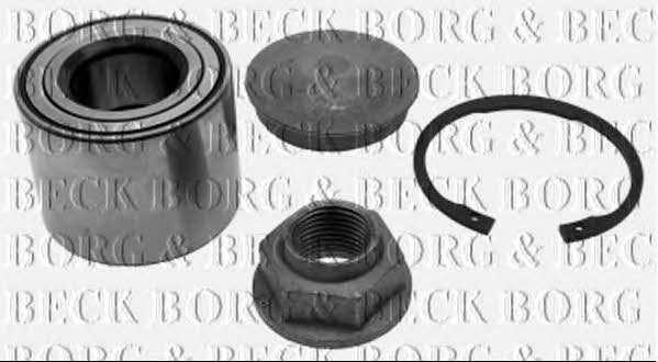 BBK1282 Borg & beck Комплект монтажный тормозных колодок