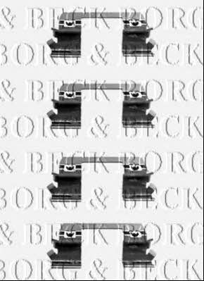 Borg & beck BBK1369 Комплект монтажний гальмівних колодок BBK1369: Купити в Україні - Добра ціна на EXIST.UA!