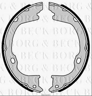BBS6489 Borg & beck Колодки тормозные стояночного тормоза