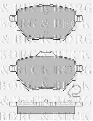 Borg & beck BBP2452 Гальмівні колодки, комплект BBP2452: Приваблива ціна - Купити в Україні на EXIST.UA!