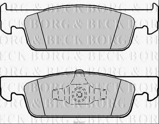 Borg & beck BBP2407 Гальмівні колодки, комплект BBP2407: Купити в Україні - Добра ціна на EXIST.UA!