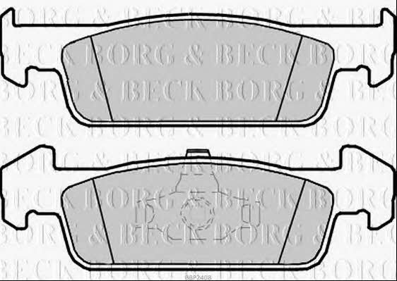 Borg & beck BBP2408 Гальмівні колодки, комплект BBP2408: Купити в Україні - Добра ціна на EXIST.UA!