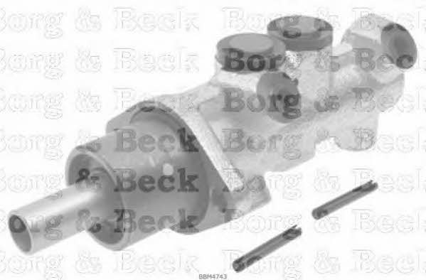 Borg & beck BBM4743 Циліндр гальмівний, головний BBM4743: Купити в Україні - Добра ціна на EXIST.UA!