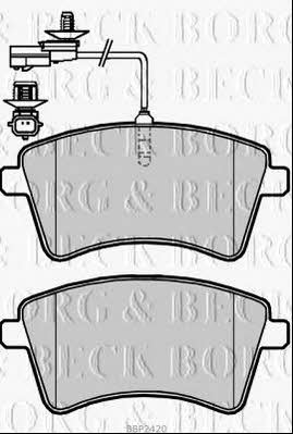 Borg & beck BBP2420 Гальмівні колодки, комплект BBP2420: Приваблива ціна - Купити в Україні на EXIST.UA!