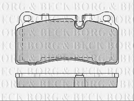 Borg & beck BBP2439 Гальмівні колодки, комплект BBP2439: Купити в Україні - Добра ціна на EXIST.UA!