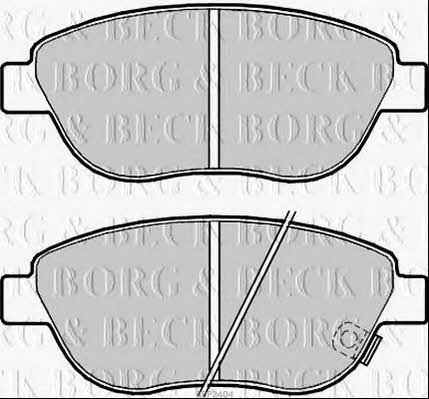 Borg & beck BBP2404 Гальмівні колодки, комплект BBP2404: Купити в Україні - Добра ціна на EXIST.UA!