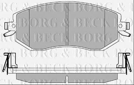 Borg & beck BBP2426 Гальмівні колодки, комплект BBP2426: Купити в Україні - Добра ціна на EXIST.UA!