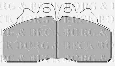 Borg & beck BBP2435 Гальмівні колодки, комплект BBP2435: Купити в Україні - Добра ціна на EXIST.UA!