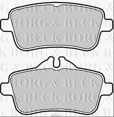 Borg & beck BBP2417 Гальмівні колодки, комплект BBP2417: Купити в Україні - Добра ціна на EXIST.UA!