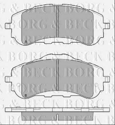 Borg & beck BBP2450 Гальмівні колодки, комплект BBP2450: Приваблива ціна - Купити в Україні на EXIST.UA!