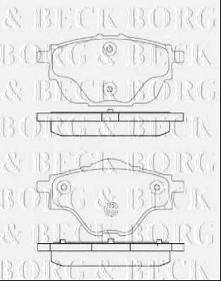 Borg & beck BBP2451 Гальмівні колодки, комплект BBP2451: Купити в Україні - Добра ціна на EXIST.UA!