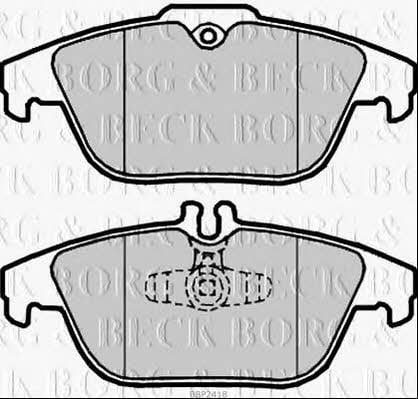 Borg & beck BBP2418 Гальмівні колодки, комплект BBP2418: Купити в Україні - Добра ціна на EXIST.UA!