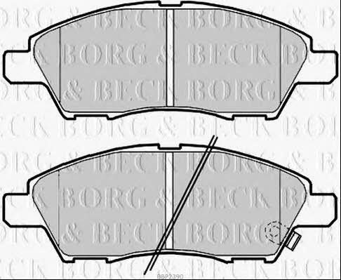 Borg & beck BBP2390 Гальмівні колодки, комплект BBP2390: Купити в Україні - Добра ціна на EXIST.UA!