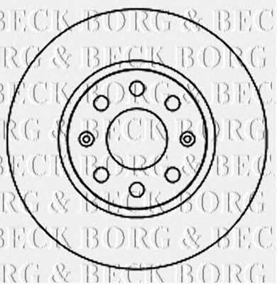 Borg & beck BBD4715 Диск гальмівний передній невентильований BBD4715: Приваблива ціна - Купити в Україні на EXIST.UA!