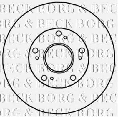 Borg & beck BBD4718 Диск гальмівний передній вентильований BBD4718: Купити в Україні - Добра ціна на EXIST.UA!
